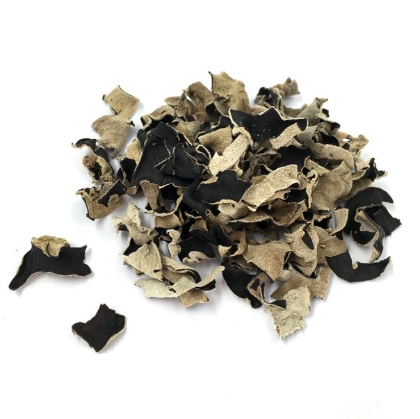 Dried white back black fungus granules.jpg